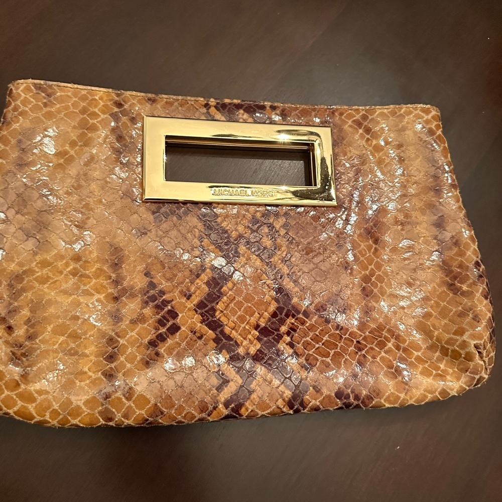 Michael Kors Berkley Python Clutch - image 2